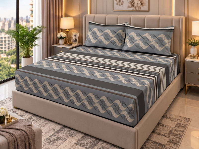 Elga Signature Fitted Sheet 3-Piece King Set