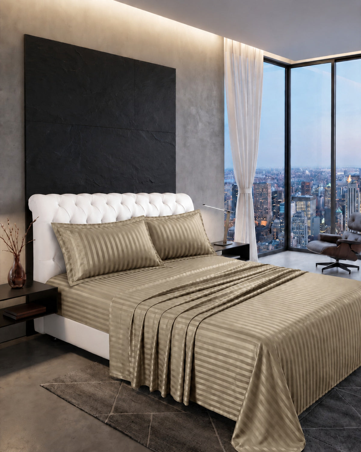 Demase 75 GSM King Fitted Sheet – Color 04