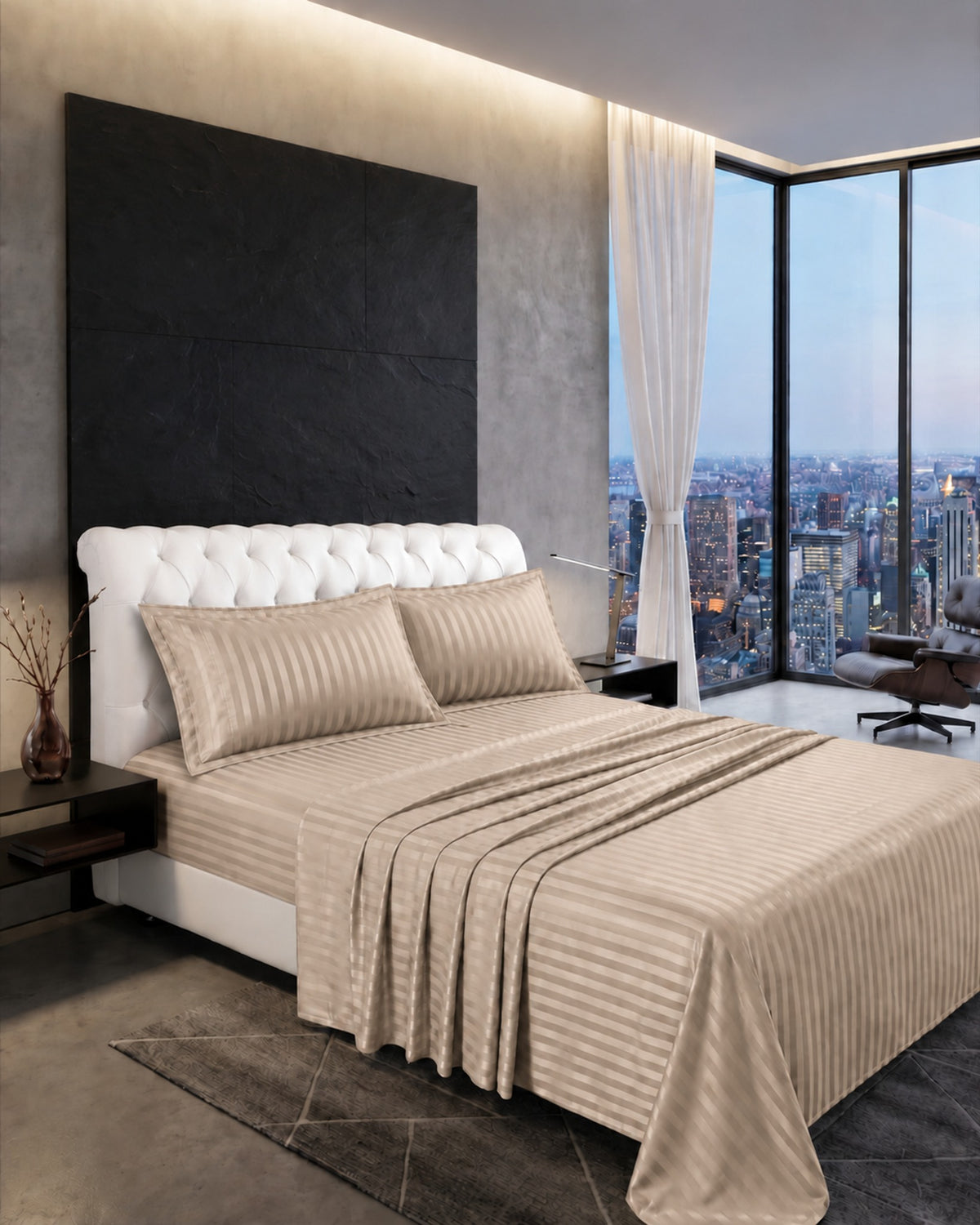 Demase 75 GSM King Fitted Sheet – Color 08