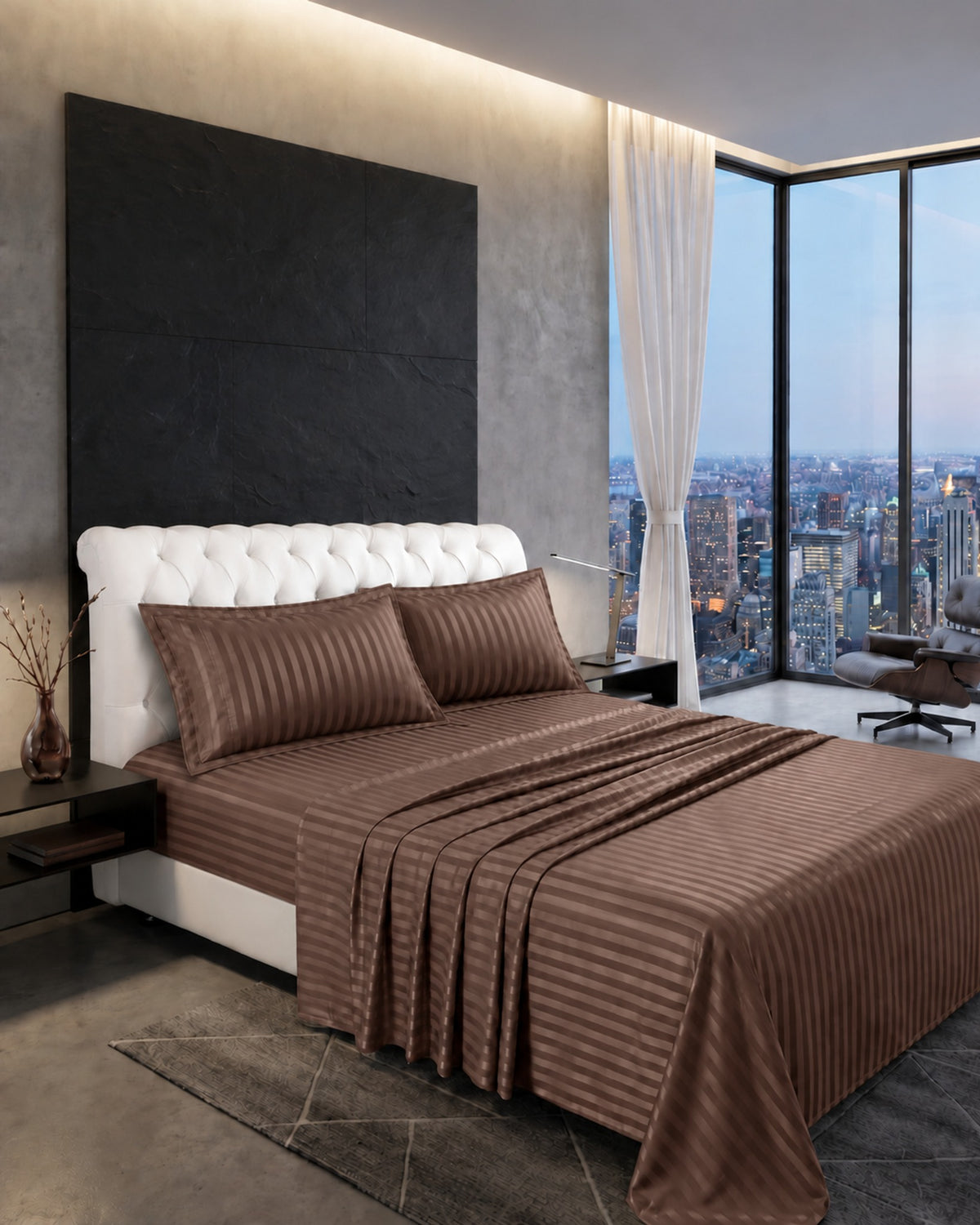 Demase 75 GSM King Fitted Sheet – Color 12