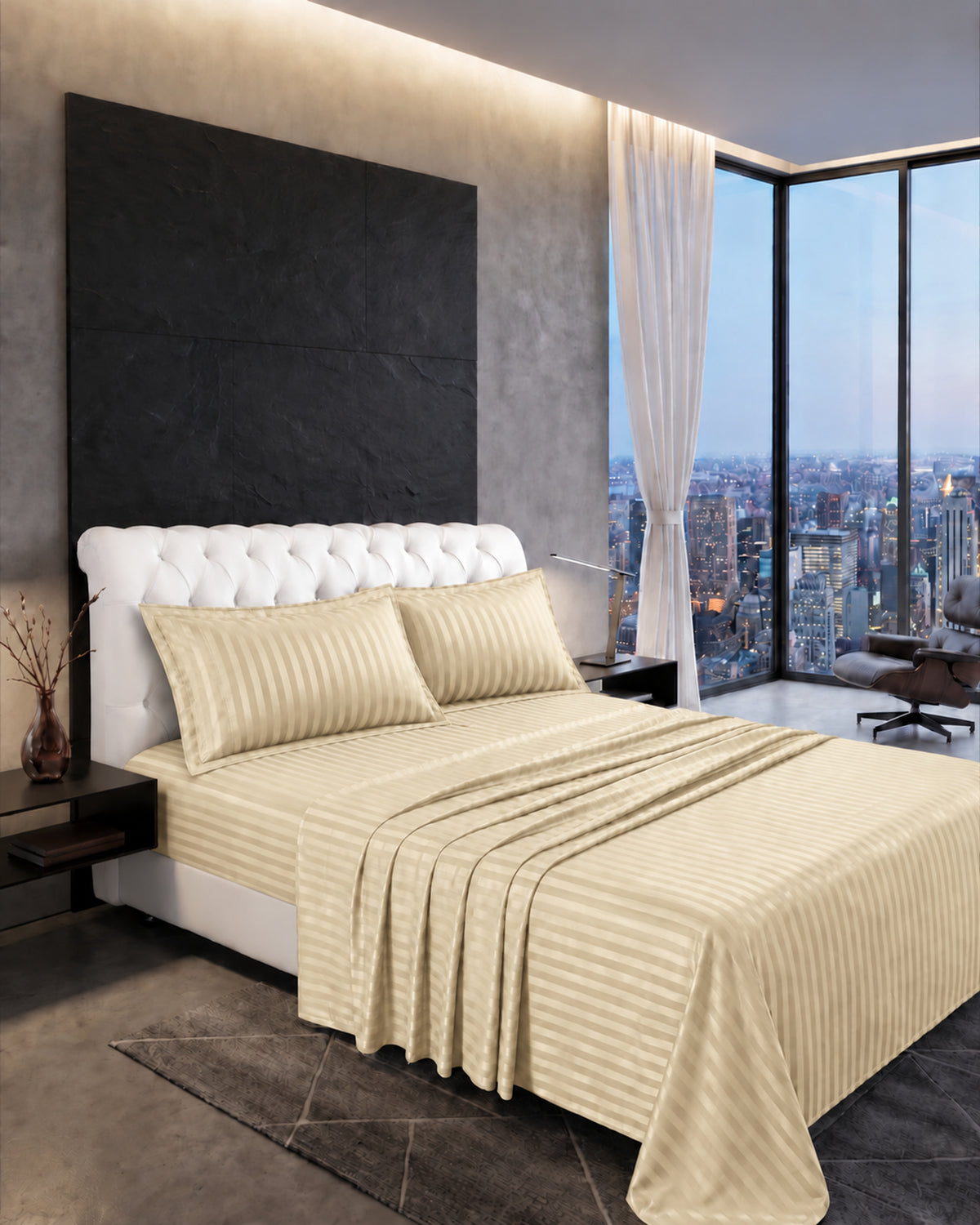 Demase 85 GSM King Fitted Sheet – Color 17